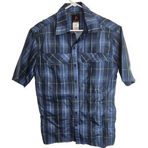 Killik Mens Plaid Vented Fishing Shirt Size M Gorpcore Outdoor Adventure Hiking